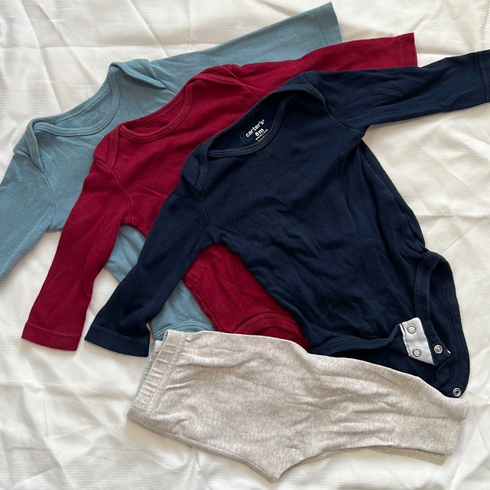 3 long sleeve onesie & pant